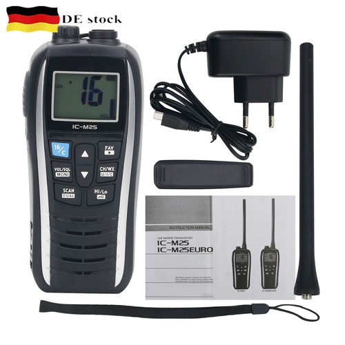 M25 5km vhf - ic-m25, 5w