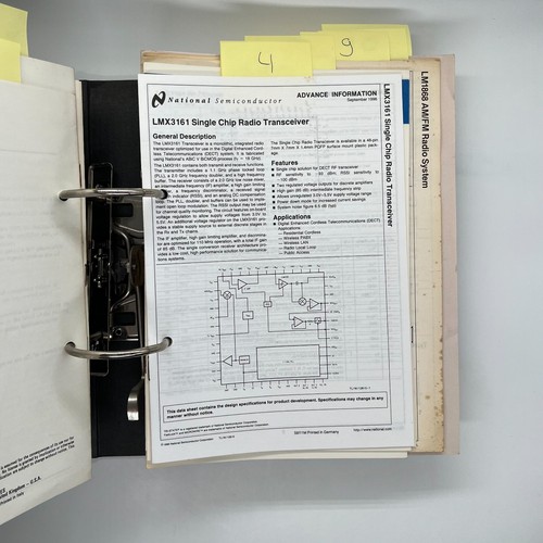 Lmx 3161 single chip radio - 3161,