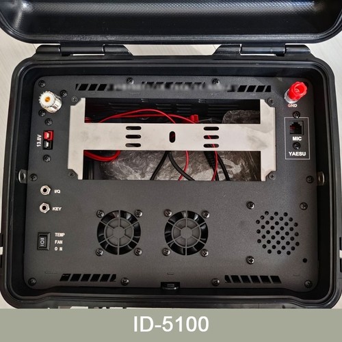 Black mobile radio case - black,
